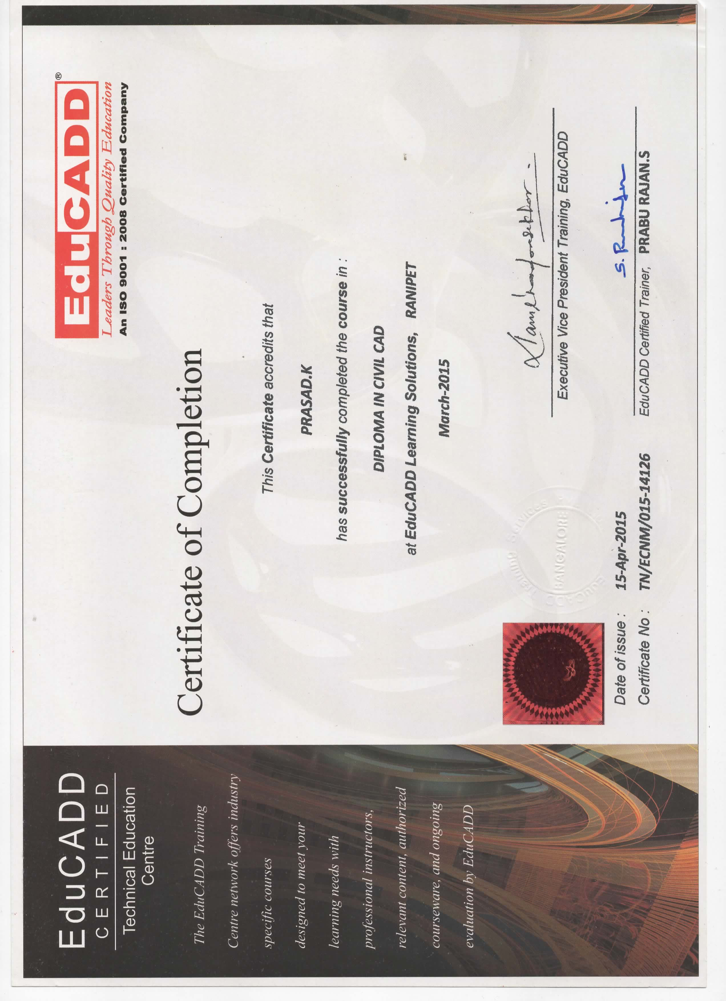 Certificate 4